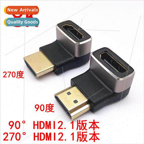 Aluminum alloy 2.1 HDMI male to female 90 degrees 270 degree