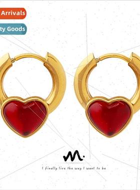 Europe exquise fresh hundred matching love earrings tanium s