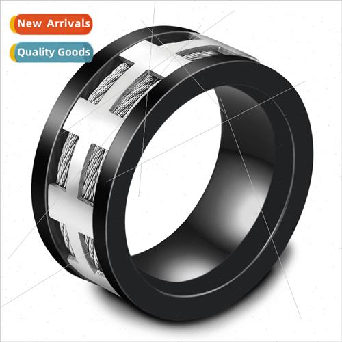 Europe Ins Stainless cable wire waiya between black ring fin