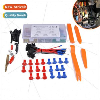 Auto Medium Fuse Extractor No-Break Wire Clip Heat Shrinkabl