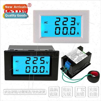 D85-2042A Dual display dual-color LCD digal AC voltmeter dig