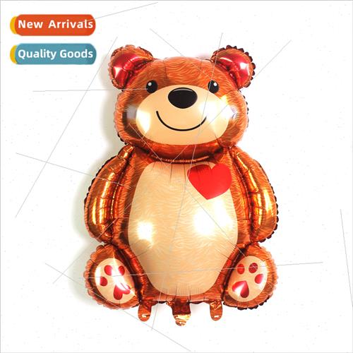 New 36-inch cartoon love bear aluminum film balloon wedding