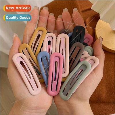 Candy color bangs clip broken hair clip no trace side hair c