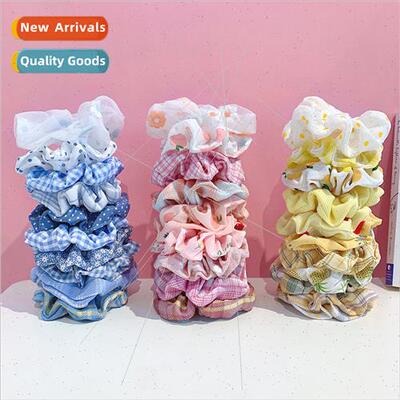 2023 large intestine hair ring Korea cute girl hair accessor