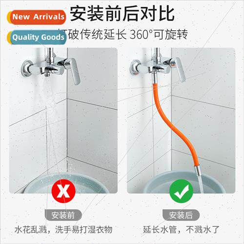 Faucet Extension Extender Splash Guard Nozzle Spout Universa