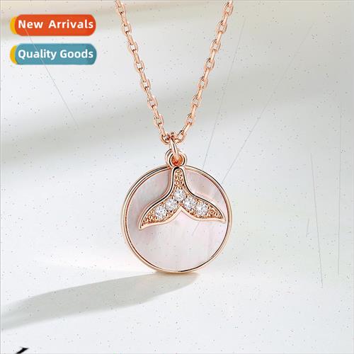 Europe popular mermaid necklace women collarbone chain simpl