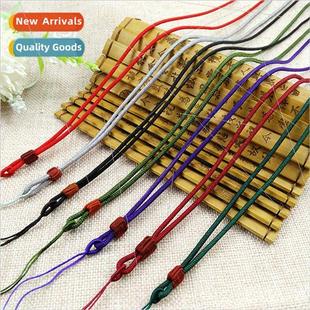 Small round rope plain rope necklace rope Jade pendant peace