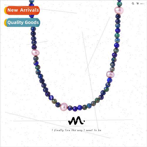 Natural Faceted Phoenix Lapis Lazuli Colorful Beaded Handmad