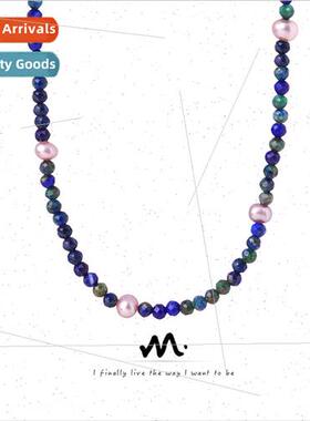 Natural Faceted Phoenix Lapis Lazuli Colorful Beaded Handmad