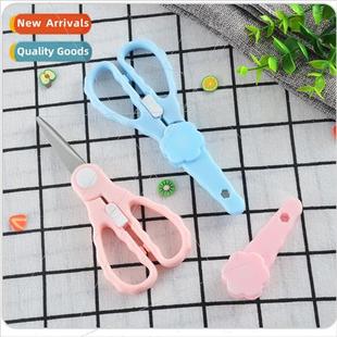 Stainless steel baby food scissors household children baby f