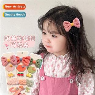 New ltle girl bow hair clip headdress children cute cartoon