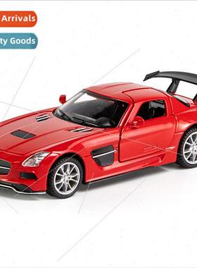 1 32 simulation Ben SLS alloy car model sound Chi light back