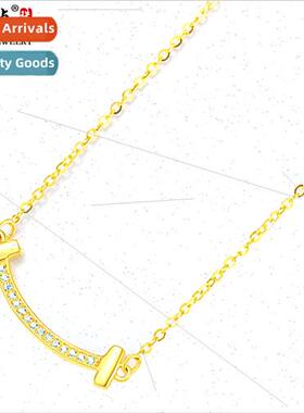 Gold necklace适用women gold necklace new gift girlfriend smi