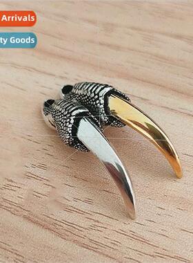 Dragon Claw Pendant Necklace Men  Retro Hip Hop Handsome Gol