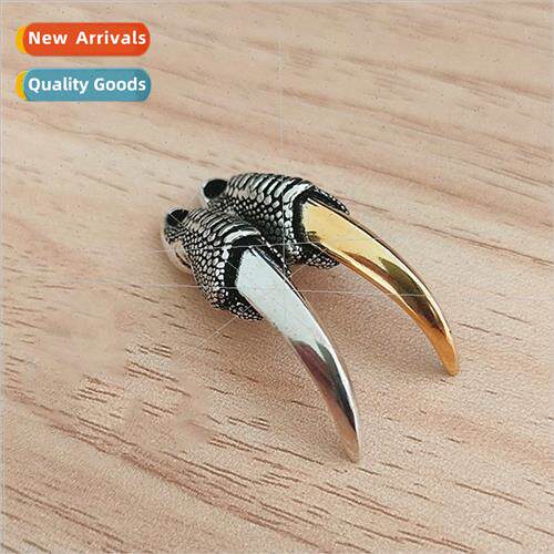 Dragon Claw Pendant Necklace Men  Retro Hip Hop Handsome Gol