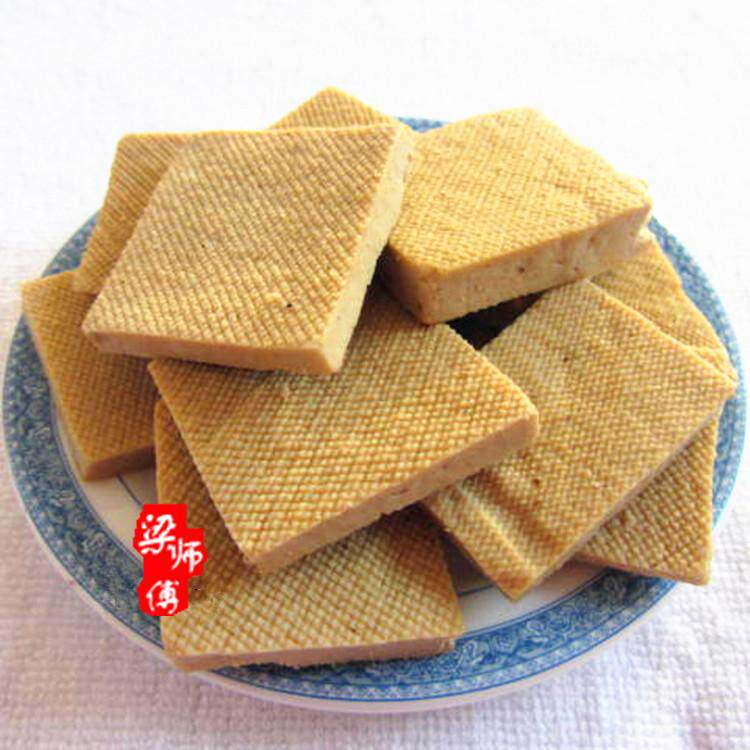 山西特产 寿阳豆腐干 白豆干咸味下酒菜香干250g  包邮