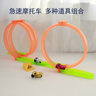 急速摩托车狗狗轨道摩托车儿童玩具小号高速机车拇指赛车小型车