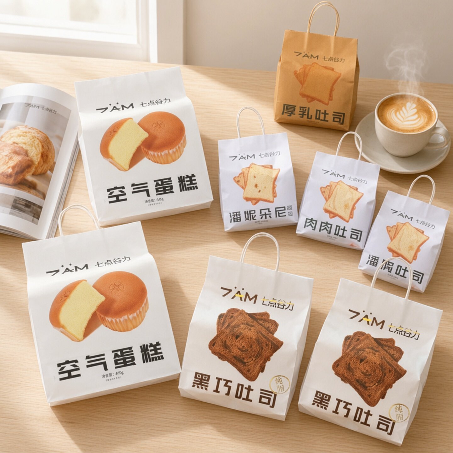 七点谷力肉肉吐司厚乳面包