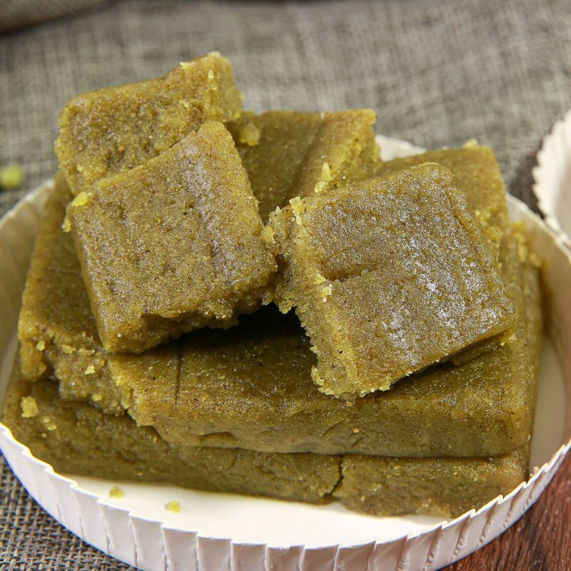 传统老式手工安徽无为特产襄安占制麻油绿豆糕点心休闲零食端午节