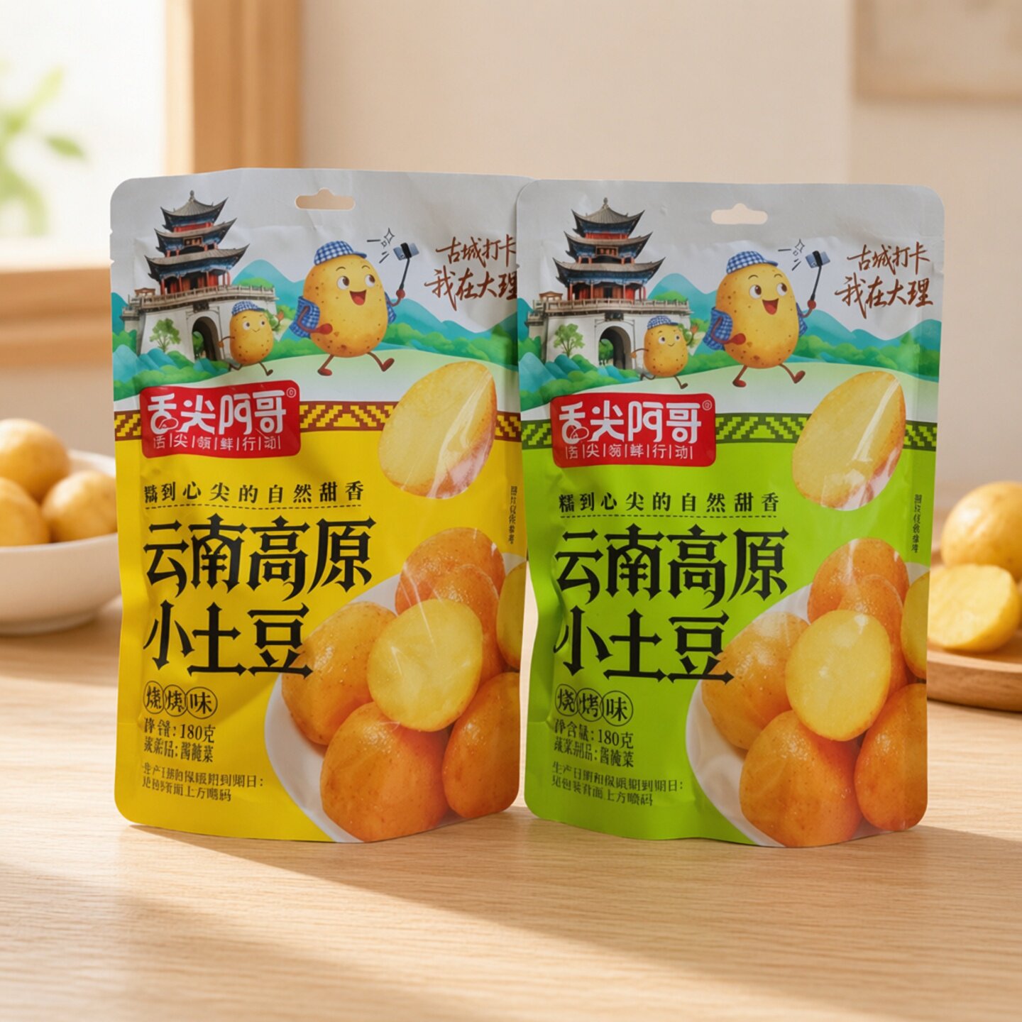 舌尖阿哥高原迷你辣土豆零食