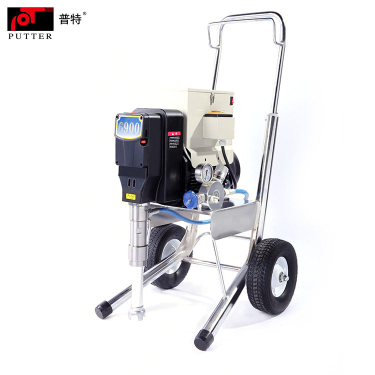 普田普特pt6900电动3相380v高压无气腻子喷涂机涂料乳胶漆喷涂机