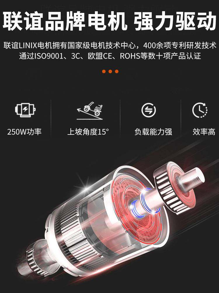 威之群老人代步车四轮电动小型可折叠家用老年残疾智能助力电瓶车