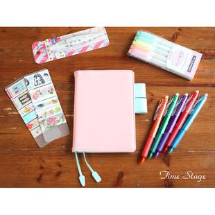 时羽手帐【撞色】A6/A5定页记事笔记本日记本手账本 hobo规格