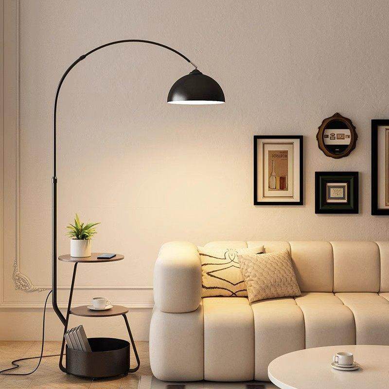 钓鱼灯落地灯客厅覆古新款沙发旁边几氛围高级感法式中古现代台灯,家装灯饰光源,置物功能落地灯,淘宝优惠券,粉丝福利购,淘宝优惠卷