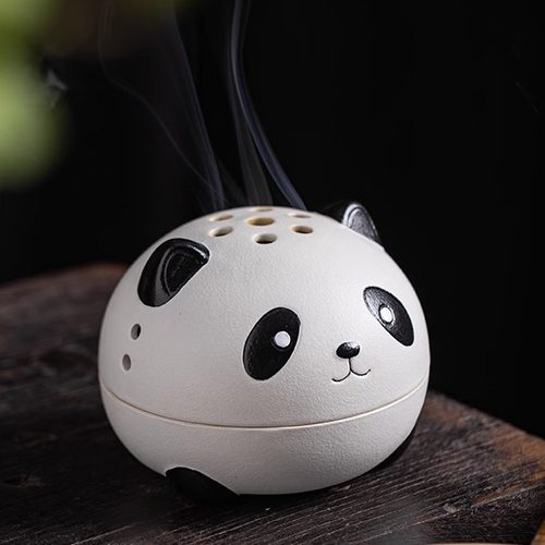 创意可爱熊猫蚊香炉家用室内