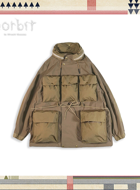 norbit山系野营机能连帽夹克外套男宽松休闲百搭上衣2025秋冬新款