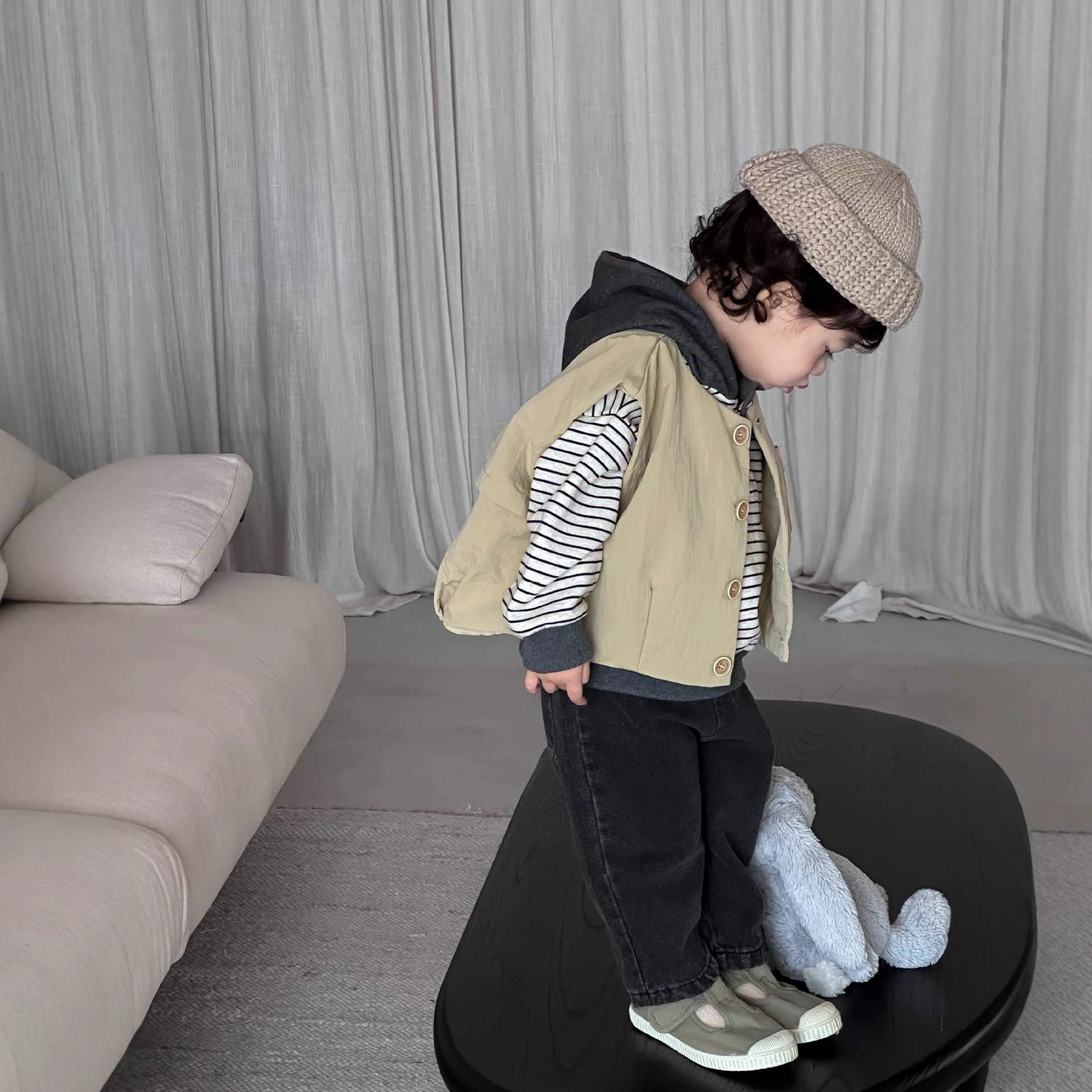 儿童春季服装2026新款韩版童装宝宝衣服春款男童连帽卫衣套装春装