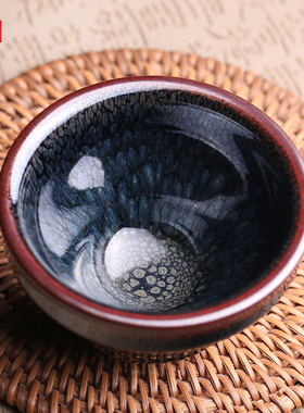 非遗大师孙福昆鹧鸪斑建盏主人杯茶杯茶盏全手工天目曜变茶器茶具