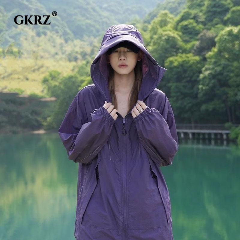 防晒衣女夏季新款山系户外透气