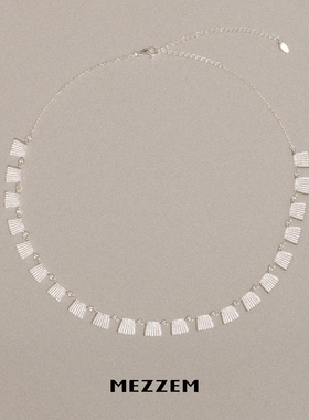 MEZZEM【新品】异域复古小众设计锁骨链 轻奢精致时尚高级感项链