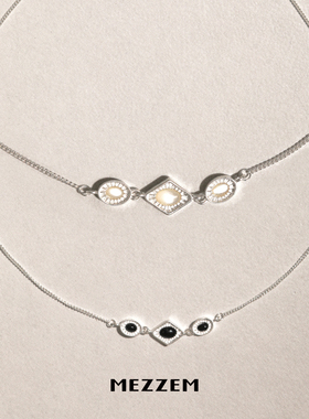 MEZZEM x LOPHNE 菱形项链精致简约百搭原创设计复古时尚高级感