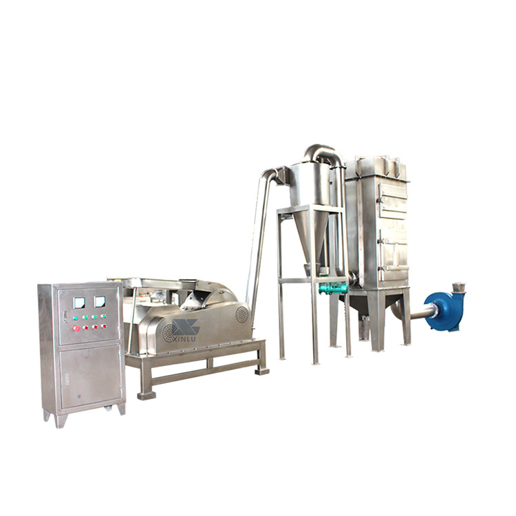 鑫陆牌香辛大料 调味品锤片式粉碎机 花椒 白胡椒专用无尘磨粉机