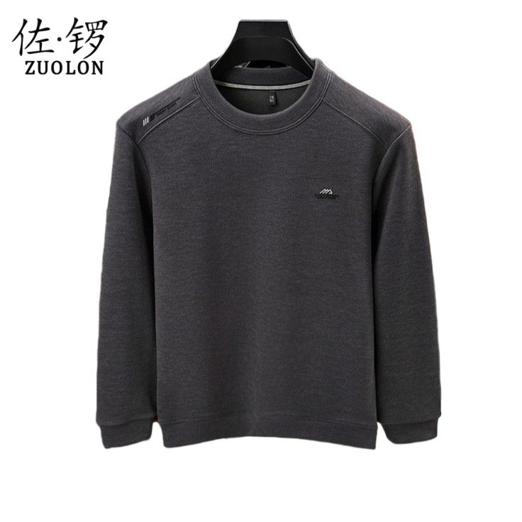 【大表哥专享】佐锣休闲圆领加绒卫衣ZLG26041S