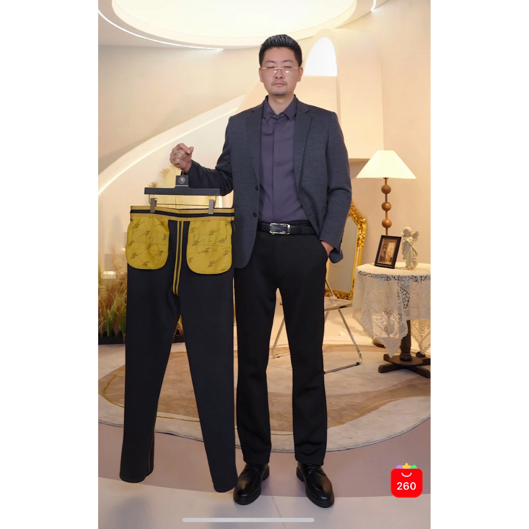 【呼呼专享】佐锣高端天丝羊毛休闲西裤ZLG25951S