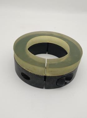 45钢制SCDJ12 16 20 25 30固定环带聚氨酯缓冲减震垫光轴限位环