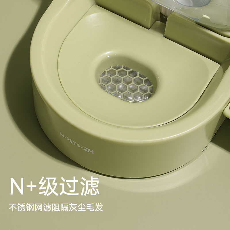 猫咪饮水机不插电流动狗狗喝水器宠物饮水器猫防湿嘴打翻猫水碗