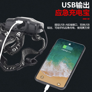 P90强光头灯充电超亮P50头戴式 新款 P70手电筒led远射钓鱼户外矿灯