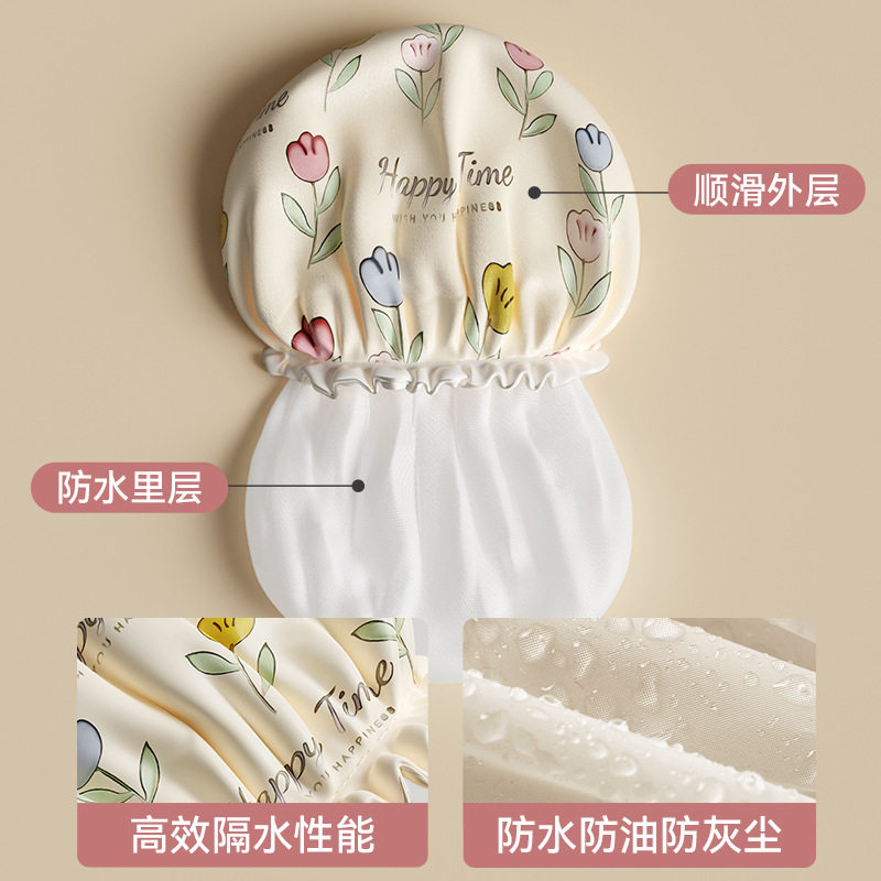 浴帽防水洗澡帽女款家用