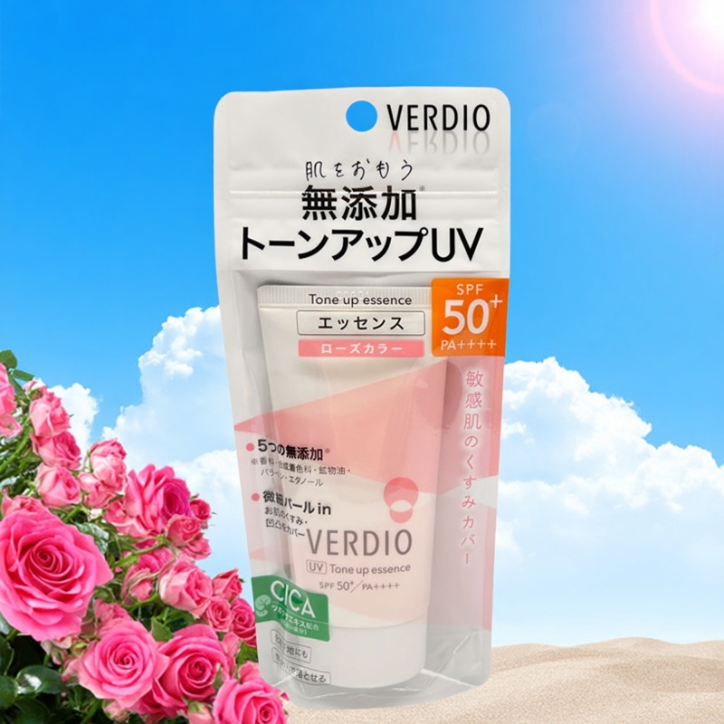 保税区 日本近江兄弟verdio高防水隔离乳素颜保湿防晒霜
