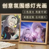 Селфи пионера плавного светового рисования обрушился на двухмерный подарок на день рождения с огнестрельным оружием двухмерного плавного флуоресцентного соуса вокруг железной дороги