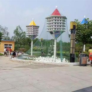 鸽小鸟wyt629-0窝公园场舍游玩设施 投放景区商业引流型鸽子楼道