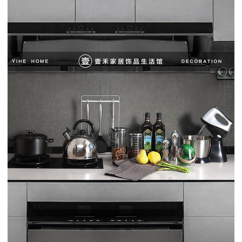 咖啡机摆件汤锅装饰品壹禾厨房家居花艺橱柜软装轻奢小道具样板间