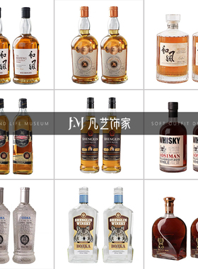 酒柜洋酒清酒威士忌酒瓶装饰品