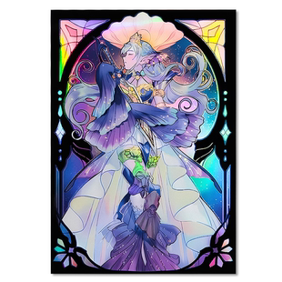 卡套游戏王 新珠泪 镭射款 牌套卡片保护套63x90mmYGO卡牌保护套