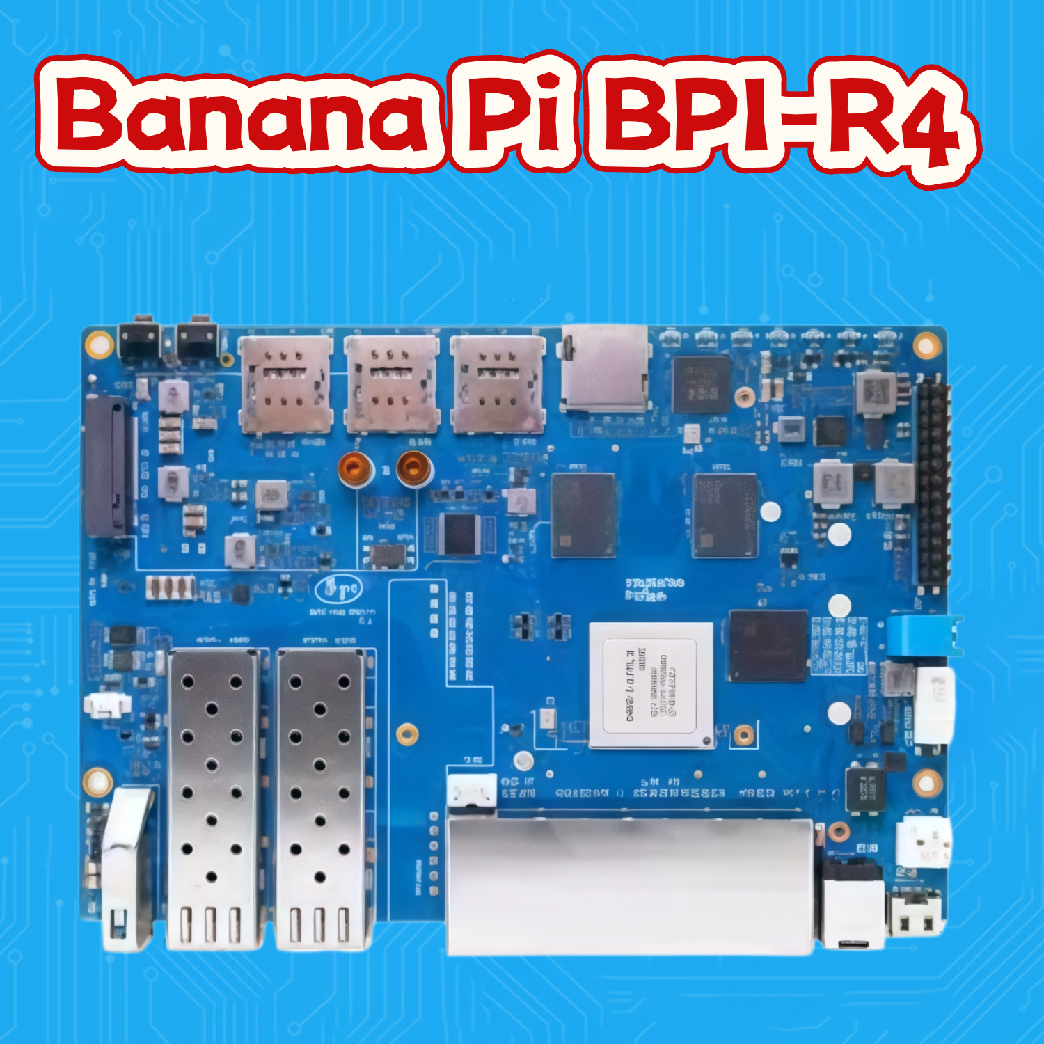 香蕉派BananaPiR4开发板
