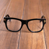 眼镜框潮 粗腿大框平光个性 复古板材近视眼镜架男女韩版 时尚